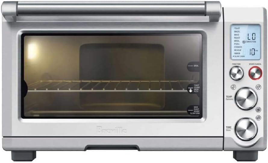 Breville Smart Oven Pro BOV845BSS countertop convection oven in brushed stainless steel