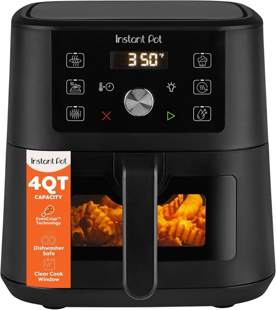 Instant Pot Vortex 4-quart mini air fryer with clear cook window
